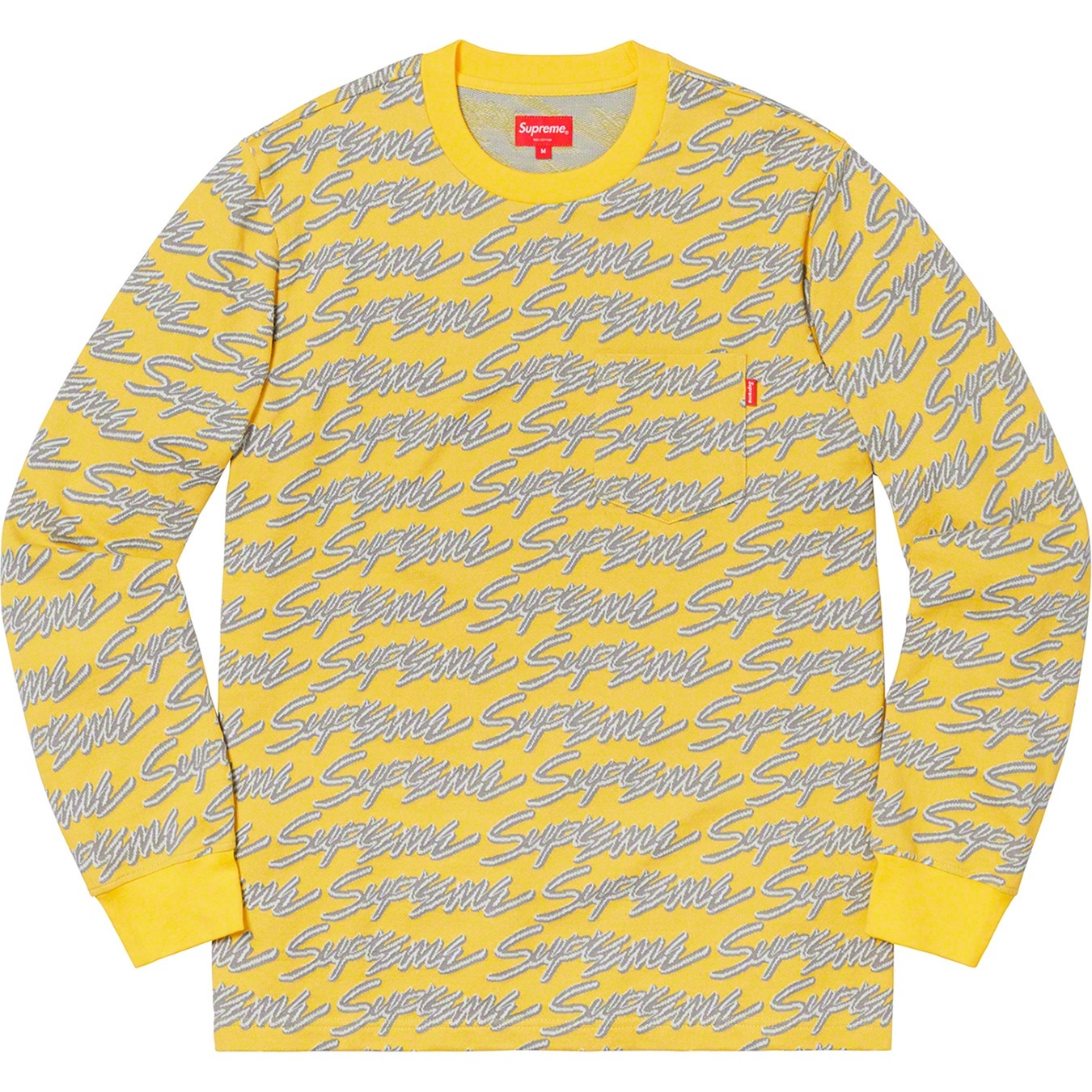 Signature Script Logo L/S Pocket Tee view 4